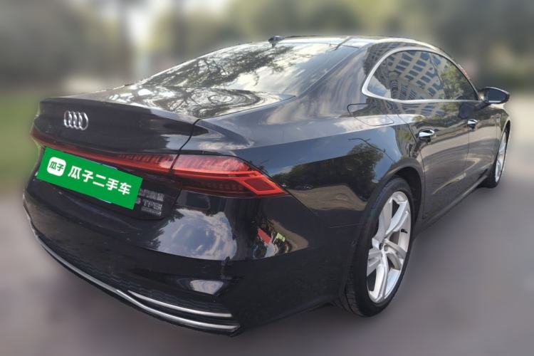 Used Audi A7L 2023 45 TFSI quattro S-line Shadow Warrior Edition Rear Right 45 Deg