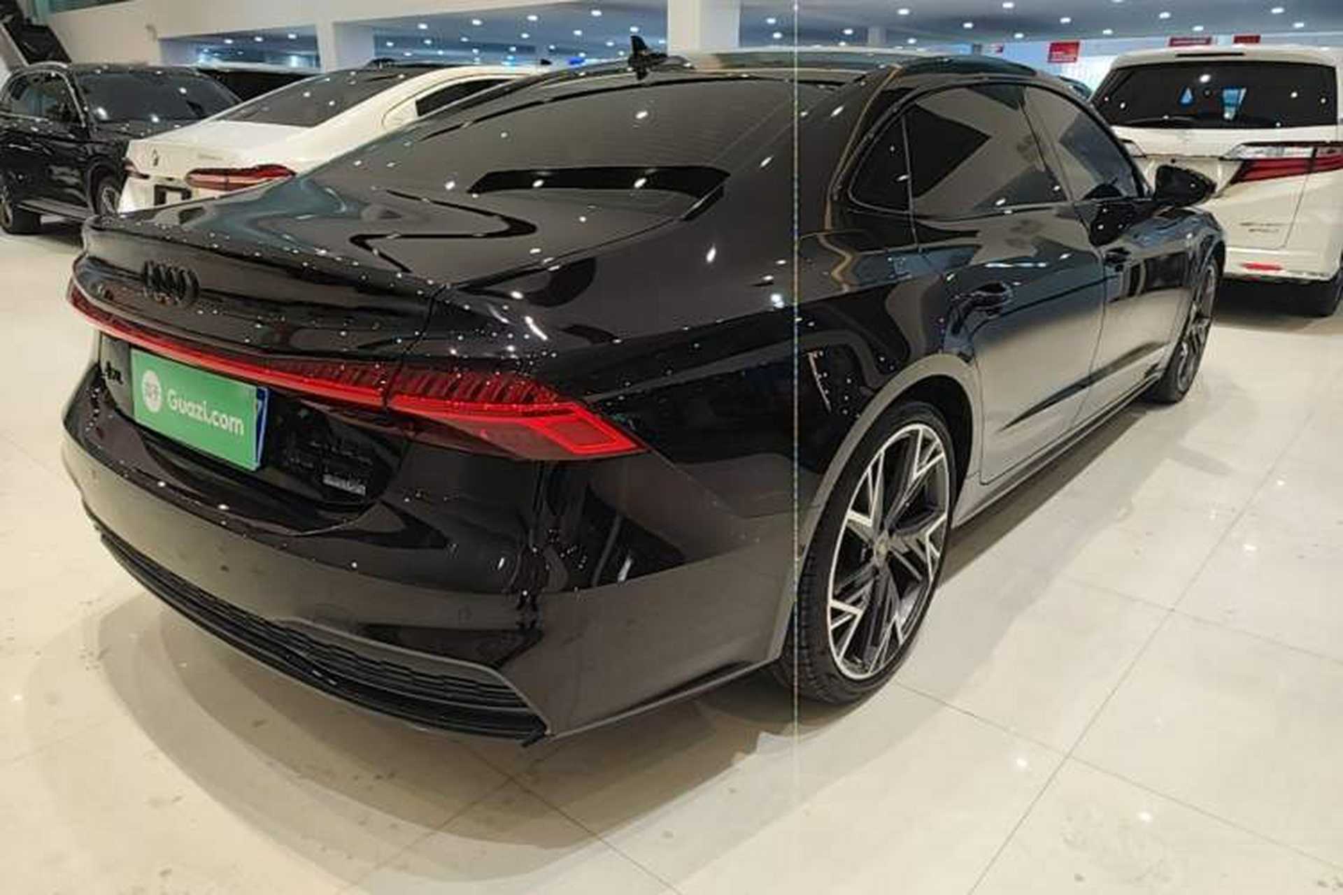 Used Audi A7L 2023 45 TFSI quattro S-line Shadow Warrior Edition Rear Right 45 Deg