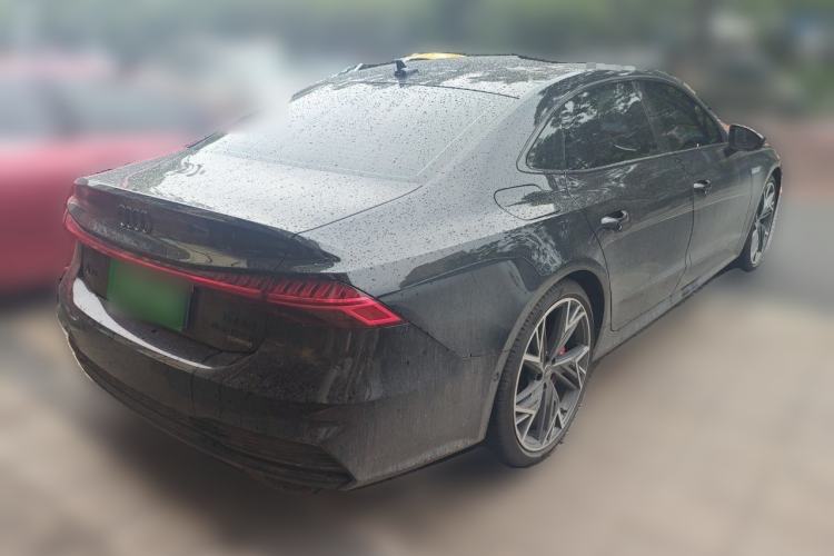 Used Audi A7L 2023 45 TFSI quattro S-line Shadow Warrior Edition Rear Right 45 Deg