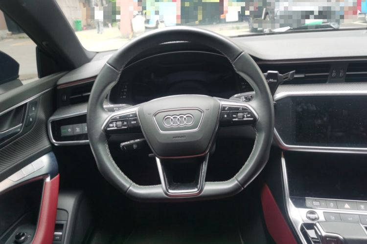 Used Audi A7L 2023 45 TFSI quattro S-line Black Warrior Edition Steering Wheel