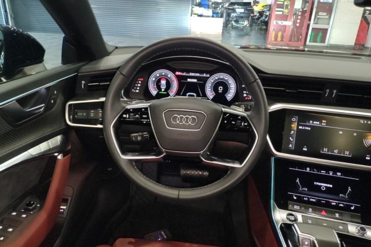 Used Audi A7L 2023 55 TFSI quattro S-line Black Warrior Edition Steering Wheel