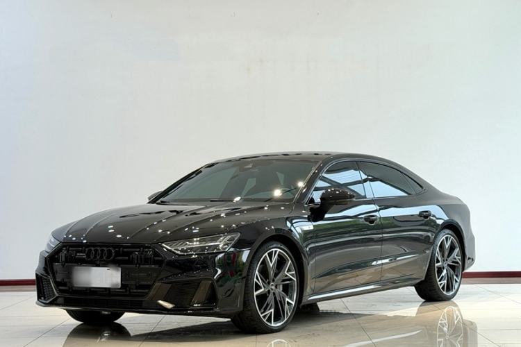 Used Audi A7L 2023 45 TFSI quattro S-line Black Warrior Edition Guazi used car, China used car export, Used car for sale, Used cars, Cheapest cars for sale