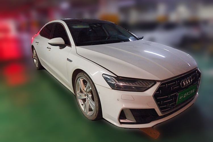 Used Audi A7L 2023 45 TFSI quattro S-line Shadow Warrior Edition Front Right 45 Deg