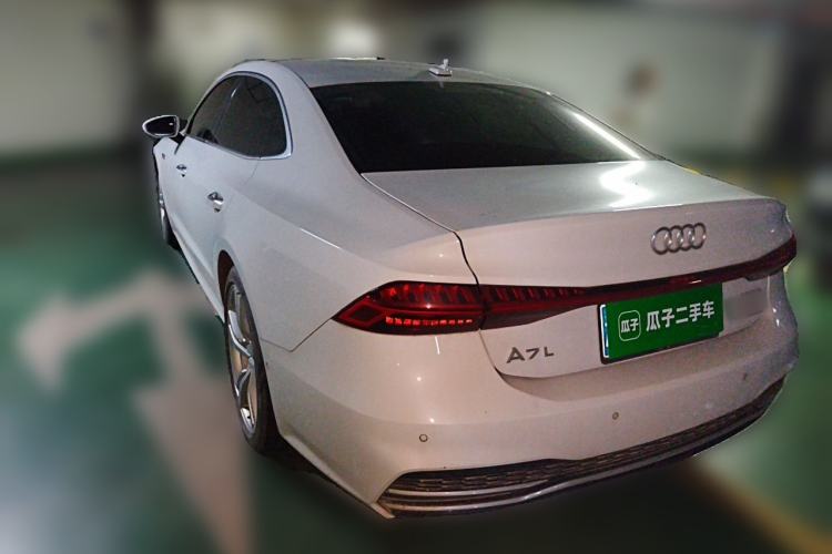Used Audi A7L 2023 45 TFSI quattro S-line Shadow Warrior Edition Rear Left 45 Deg
