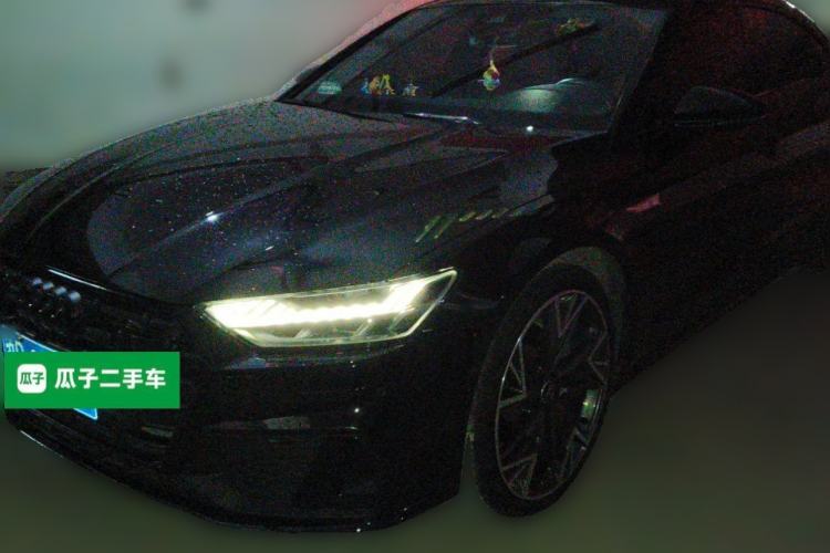 Used Audi A7L 2024 45 TFSI quattro S-line Black Warrior Edition Guazi used car, China used car export, Used car for sale, Used cars, Cheapest cars for sale