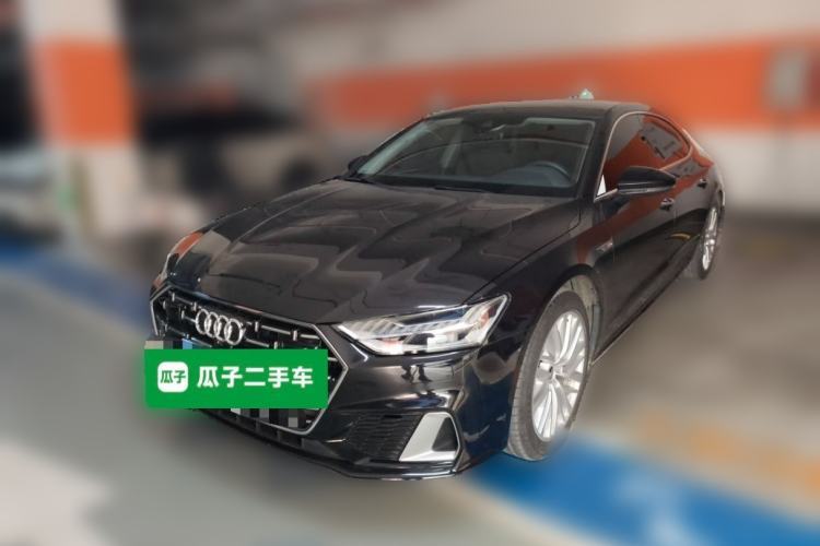 Used Audi A7L 2024 45TFSI S-line Dream-Building Edition Flow Crystal Package Guazi used car, China used car export, Used car for sale, Used cars, Cheapest cars for sale