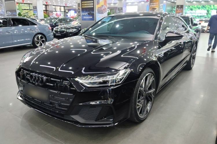 Used Audi A7L 2024 45 TFSI quattro S-line Black Warrior Edition Guazi used car, China used car export, Used car for sale, Used cars, Cheapest cars for sale