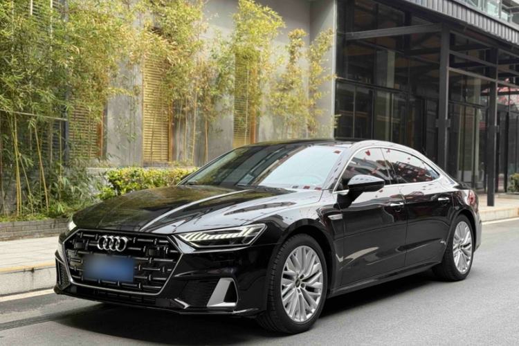 Used Audi A7L 2024 45TFSI S-line Dream-Building Edition Flow Crystal Package Guazi used car, China used car export, Used car for sale, Used cars, Cheapest cars for sale