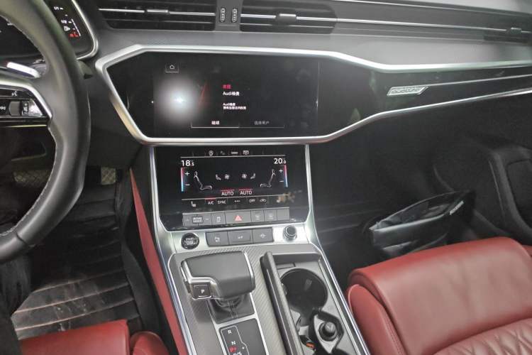 Used Audi A7L 2024 45 TFSI quattro Black Warrior Edition Audio And AC Panel