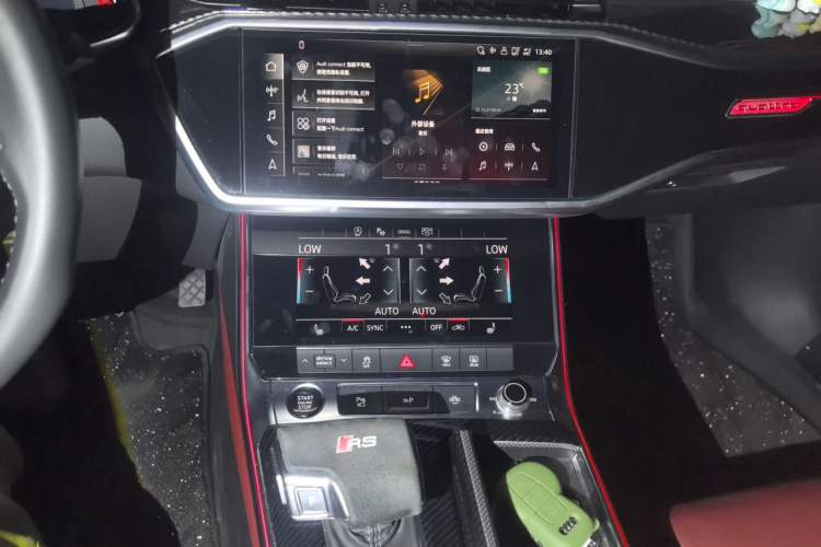 Used Audi A7L 2024 45 TFSI quattro S-line Black Warrior Edition Audio And AC Panel