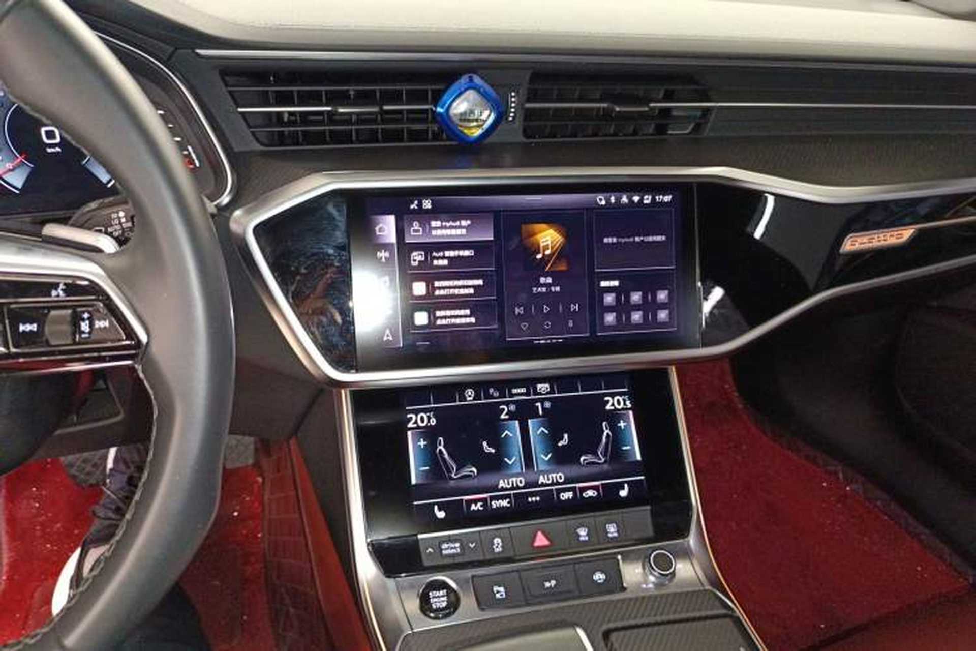 Used Audi A7L 2024 45 TFSI quattro Black Warrior Edition Audio And AC Panel