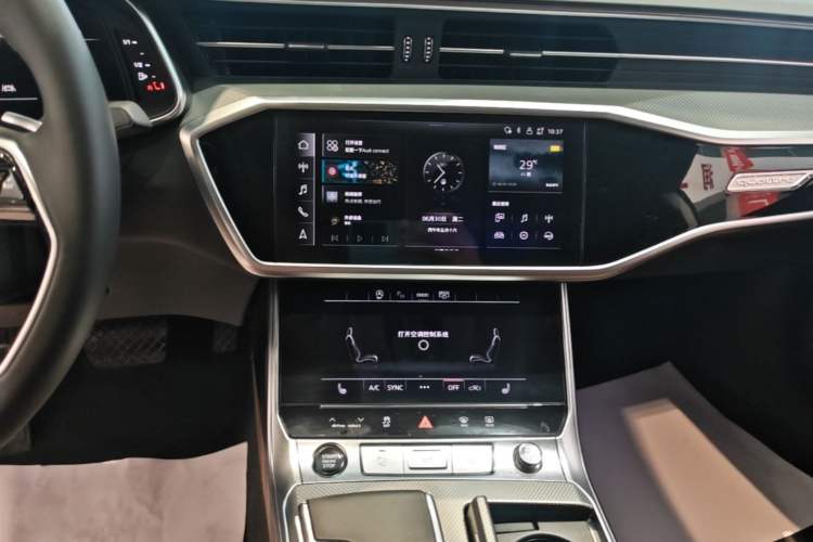 Used Audi A7L 2024 45 TFSI quattro Luxury Edition Audio And AC Panel