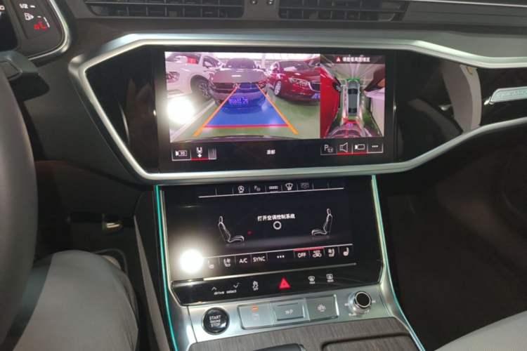 Used Audi A7L 2024 55TFSI quattro S-line Boundary Edition Flow Crystal Package Audio And AC Panel