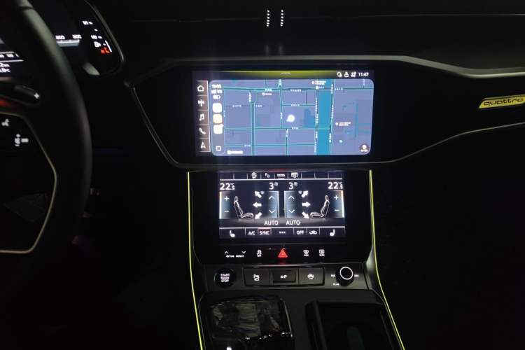 Used Audi A7L 2024 45 TFSI quattro Luxury Edition Audio And AC Panel