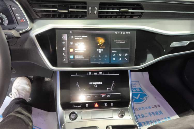 Used Audi A7L 2024 45 TFSI Luxury Edition Audio And AC Panel