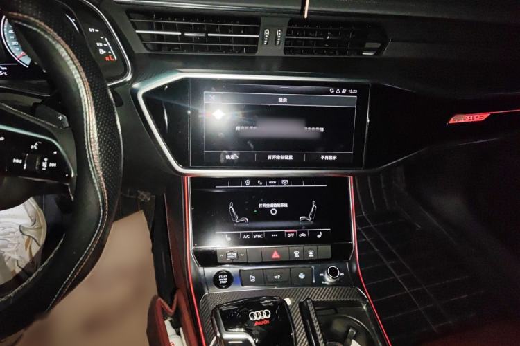 Used Audi A7L 2024 45 TFSI quattro S-line Black Warrior Edition Audio And AC Panel