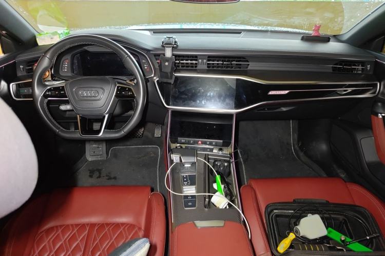 Used Audi A7L 2024 45 TFSI quattro Black Warrior Edition Center Console