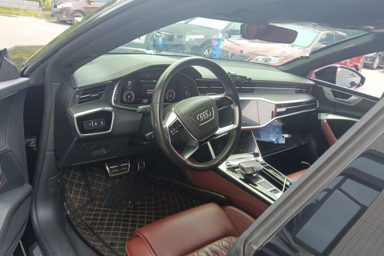 Used Audi A7L 2024 45 TFSI quattro Black Warrior Edition Center Console