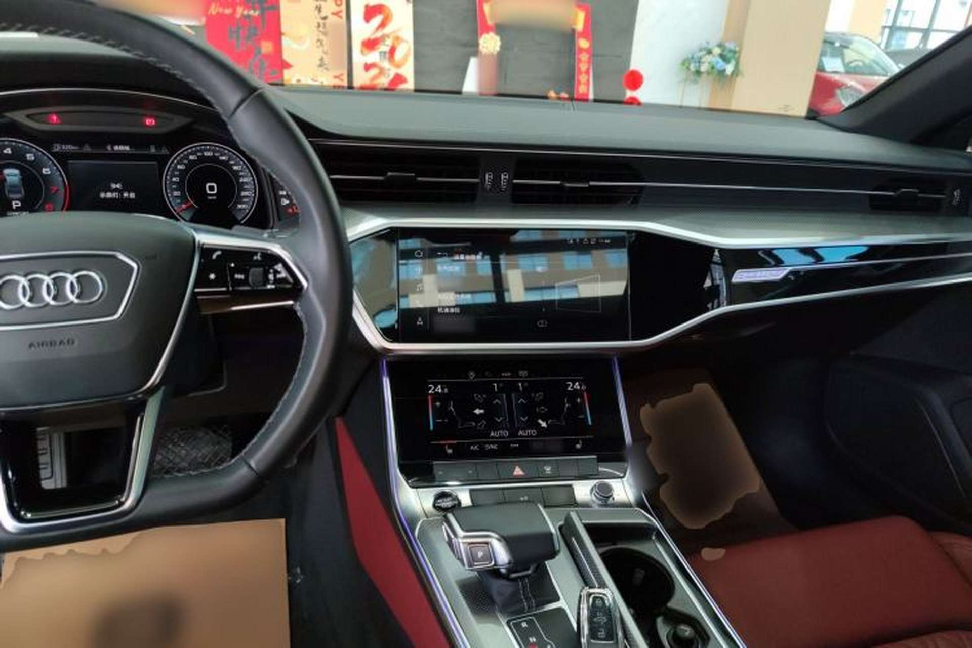 Used Audi A7L 2024 45 TFSI quattro S-line Black Warrior Edition Center Console