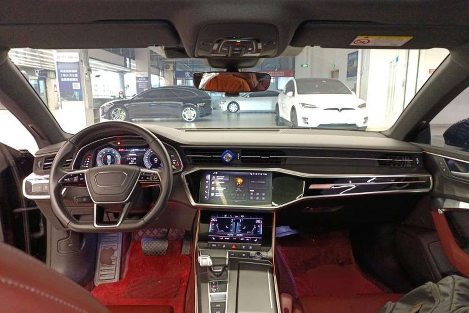 Used Audi A7L 2024 45 TFSI quattro Black Warrior Edition Center Console