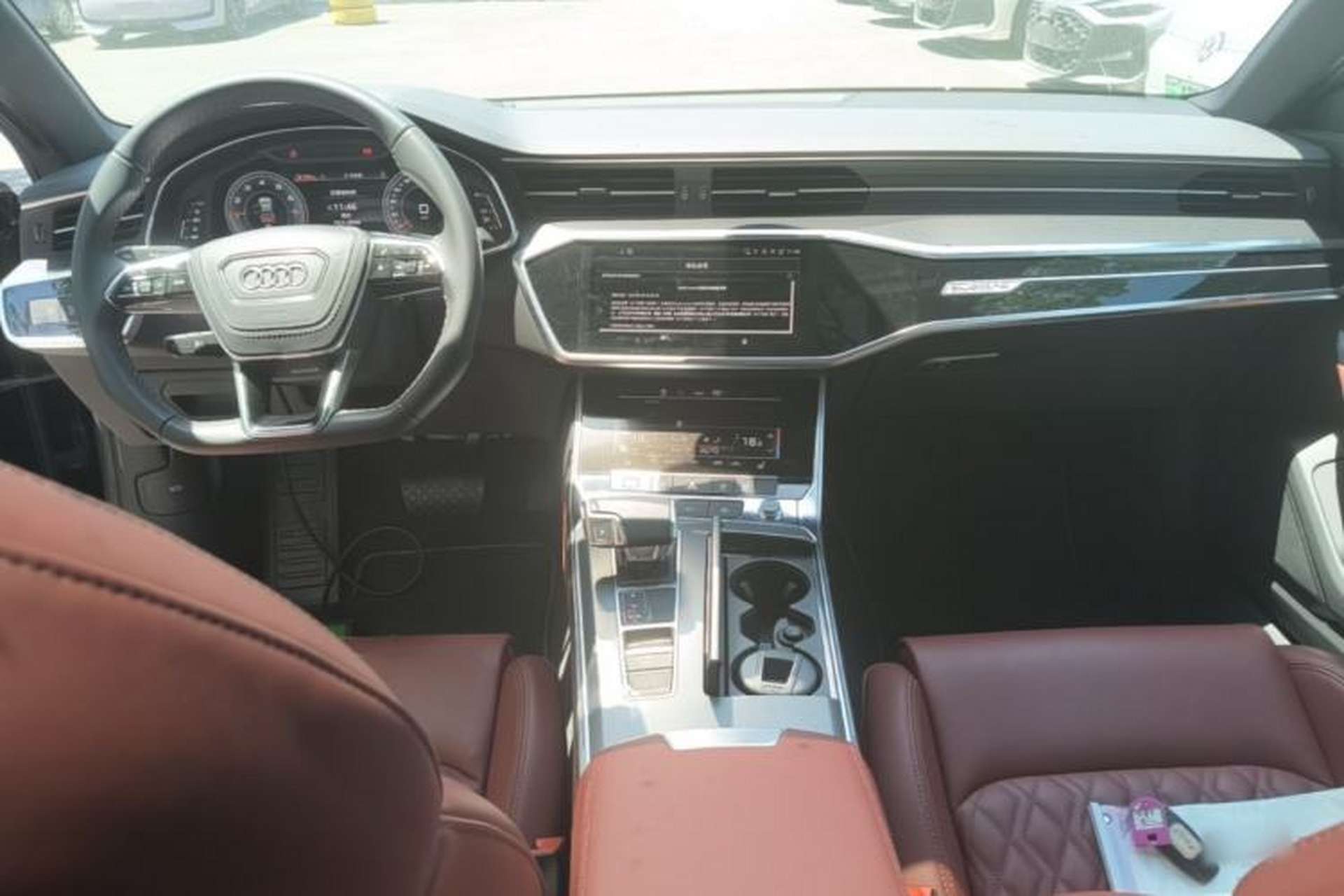 Used Audi A7L 2024 45 TFSI quattro Black Warrior Edition Center Console