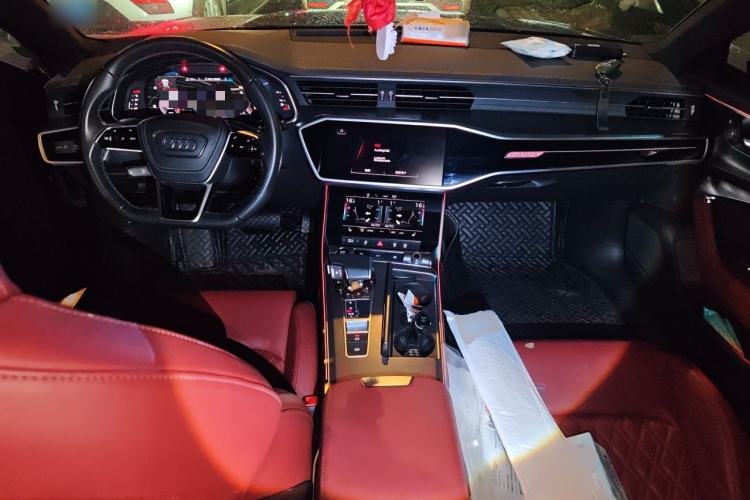 Used Audi A7L 2024 45 TFSI quattro Black Warrior Edition Center Console