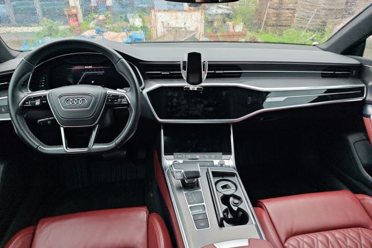 Used Audi A7L 2024 45 TFSI quattro Black Warrior Edition Center Console