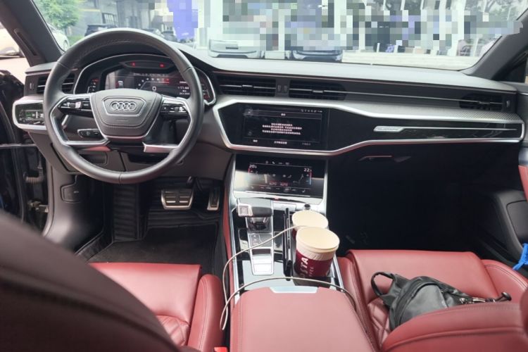 Used Audi A7L 2024 45 TFSI quattro Black Warrior Edition Center Console