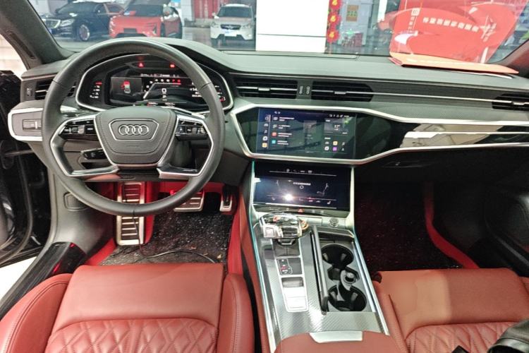 Used Audi A7L 2024 45 TFSI quattro Black Warrior Edition Center Console