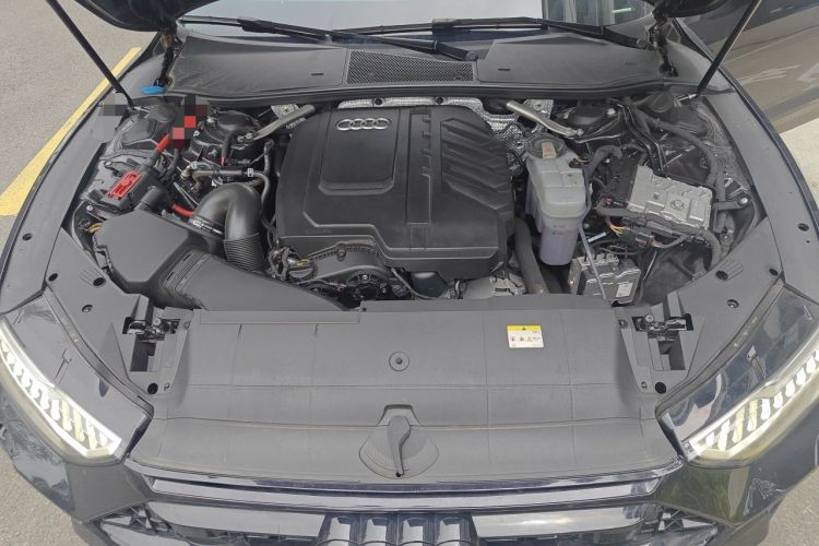 Used Audi A7L 2024 45 TFSI quattro Black Warrior Edition Engine Bay