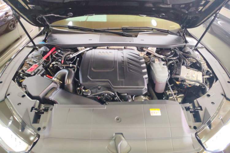 Used Audi A7L 2024 45 TFSI quattro Black Warrior Edition Engine Bay