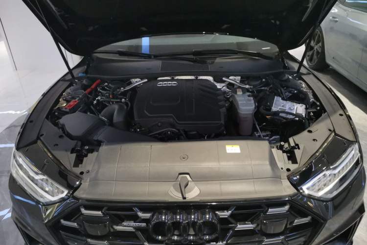 Used Audi A7L 2024 45 TFSI quattro Black Warrior Edition Engine Bay