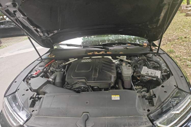 Used Audi A7L 2024 45 TFSI quattro Black Warrior Edition Engine Bay