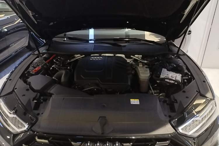Used Audi A7L 2024 45 TFSI quattro Black Warrior Edition Engine Bay