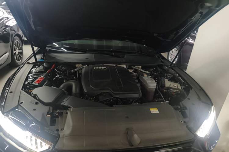 Used Audi A7L 2024 45 TFSI quattro Black Warrior Edition Engine Bay