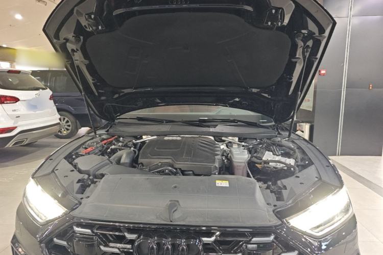Used Audi A7L 2024 45 TFSI quattro Black Warrior Edition Engine Bay