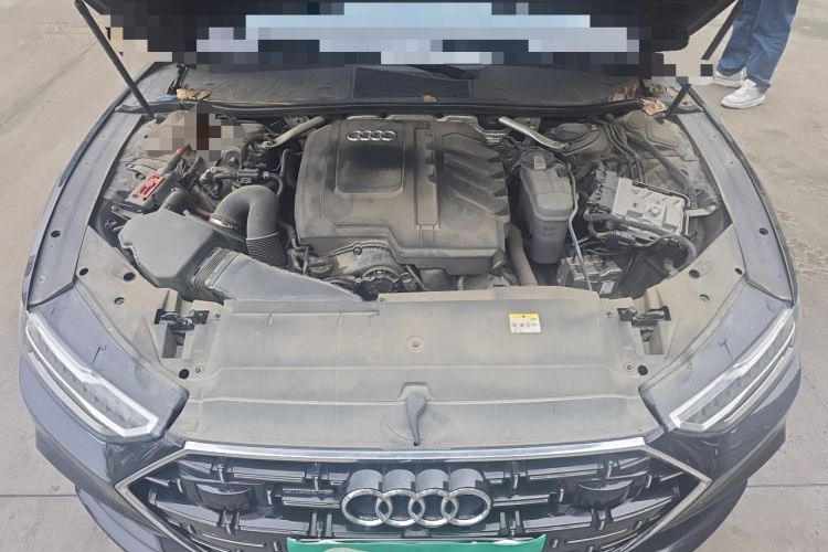 Used Audi A7L 2024 45TFSI quattro S-line Visionary Edition Flow Crystal Package Engine Bay