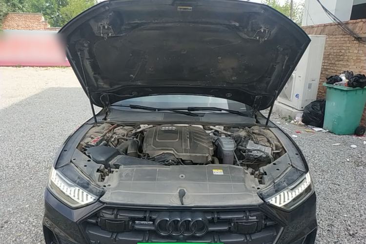Used Audi A7L 2024 45 TFSI quattro S-line Black Warrior Edition Engine Bay