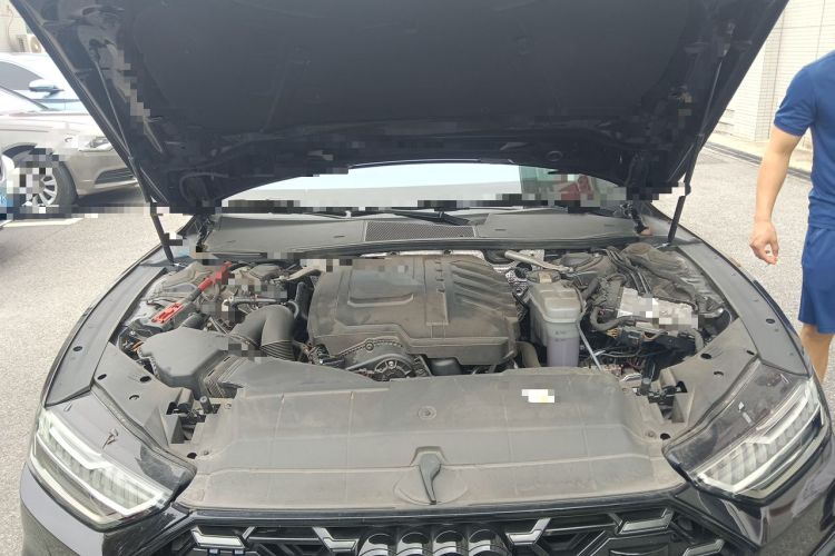Used Audi A7L 2024 45 TFSI quattro Black Warrior Edition Engine Bay