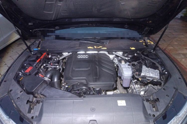 Used Audi A7L 2024 45 TFSI quattro Black Warrior Edition Engine Bay