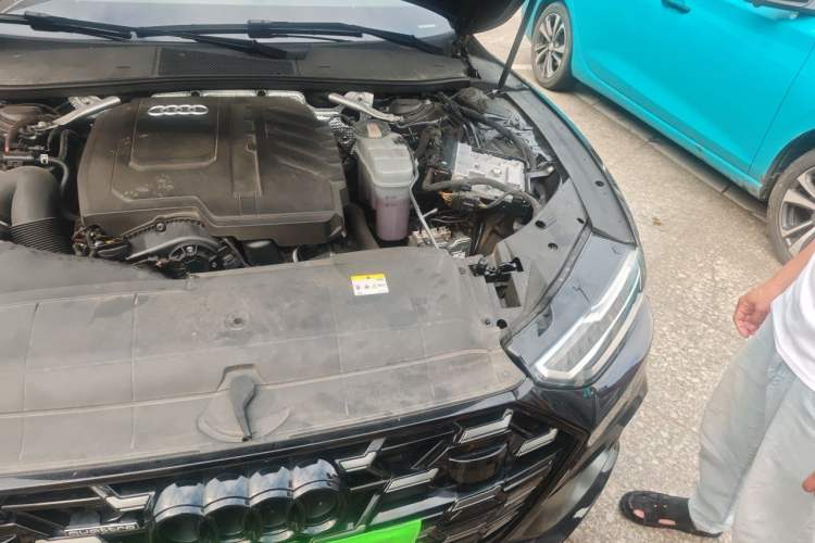 Used Audi A7L 2024 45 TFSI quattro S-line Black Warrior Edition Engine Bay Left