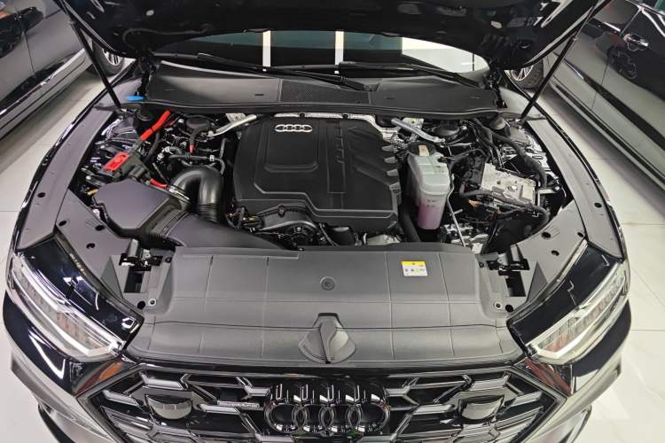 Used Audi A7L 2024 45 TFSI quattro Black Warrior Edition Engine Bay