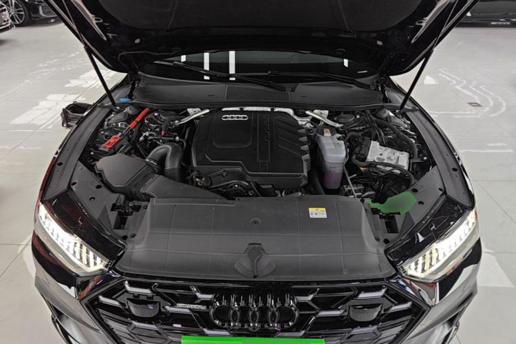 Used Audi A7L 2024 45 TFSI quattro Black Warrior Edition Engine Bay