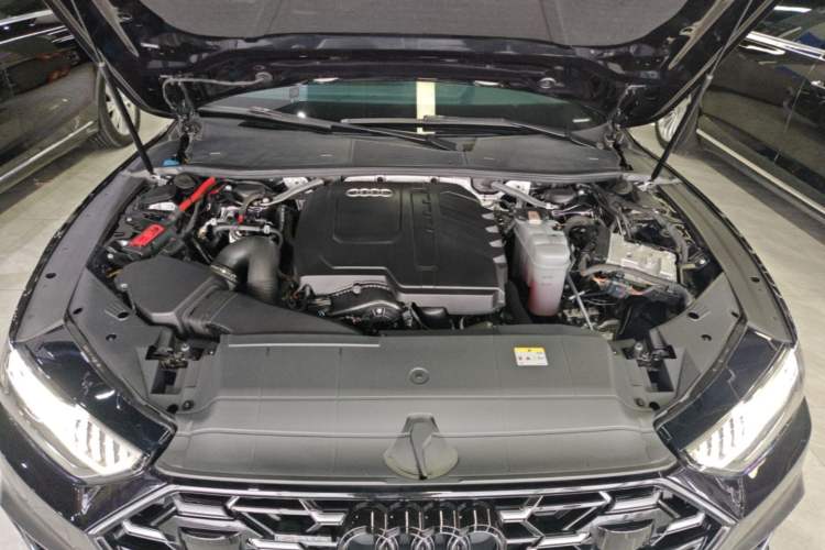 Used Audi A7L 2024 45 TFSI quattro Black Warrior Edition Engine Bay