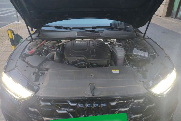 Used Audi A7L 2024 45 TFSI quattro Black Warrior Edition Engine Bay