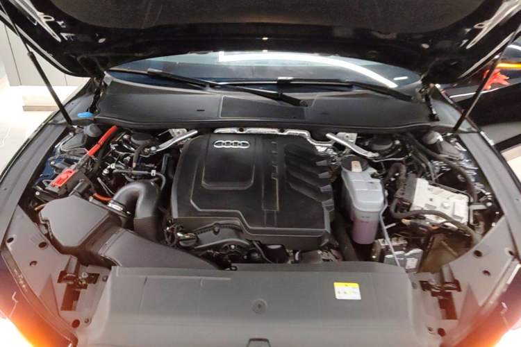 Used Audi A7L 2024 45 TFSI quattro Black Warrior Edition Engine Bay