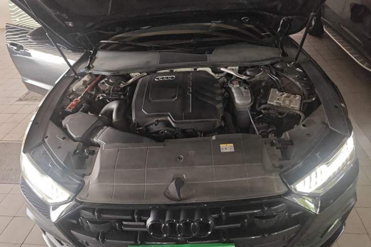 Used Audi A7L 2024 45 TFSI quattro S-line Black Warrior Edition Engine Bay