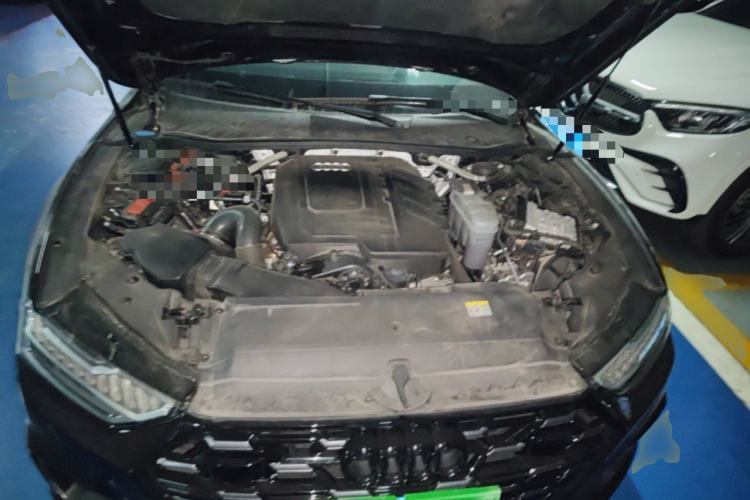 Used Audi A7L 2024 45 TFSI quattro S-line Black Warrior Edition Engine Bay