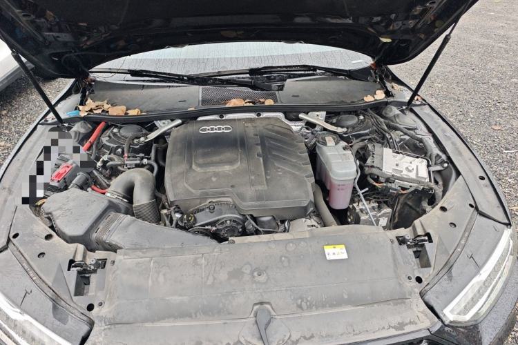 Used Audi A7L 2024 45 TFSI quattro Black Warrior Edition Engine Bay