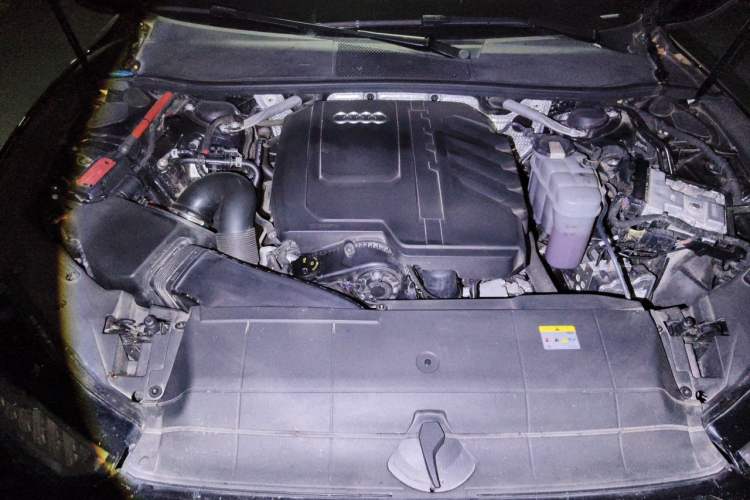 Used Audi A7L 2024 45 TFSI quattro Black Warrior Edition Engine Bay